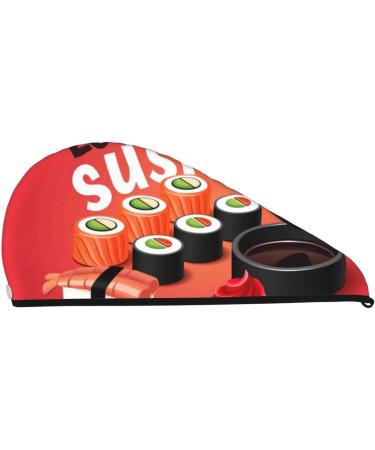 Sushi Microfiber Hair Towel | Soft Super Absorbent Coral Velvet Wrap for All Hair Types - Quick Dry & Lightweight - Buy Online on GoSupps.com