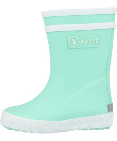 Aigle Unisex Kid's Baby Flac Wellington Boots - 3 UK Child - Green - Buy Online on GoSupps.com