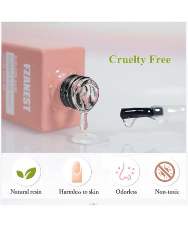 FZANEST Builder Base Gel For Nails Cream White Builder Gel in a Bottle Nail Strengthener Extension Gel Nail Polish Soak Off Milky Cream White - Buy Online on GoSupps.com