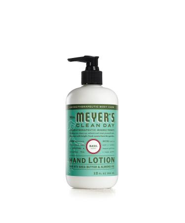 Mrs. Meyer's Hand Lotion for Dry Hands  Non-Greasy Moisturizer Made with Essential Oils  Basil  12 oz - Buy Online on GoSupps.com