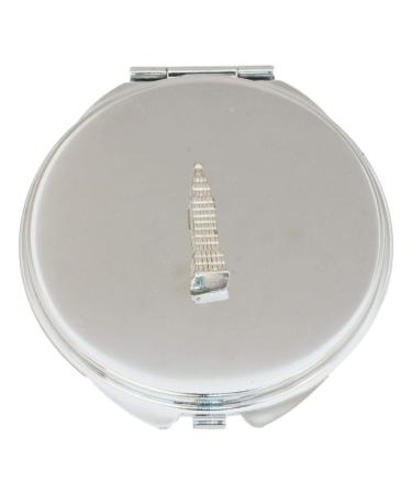 Skyscraper Compact Mirror Handbag Gift With Free Engraving 519