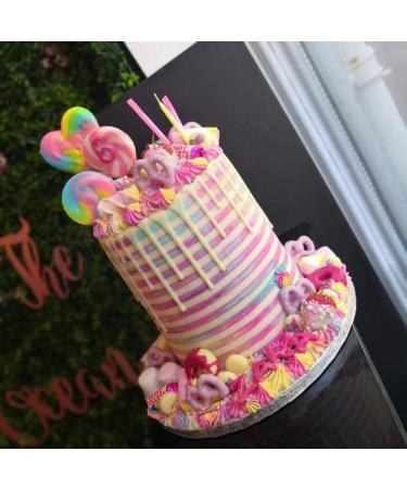 Unicorn Wheel Lollies - Swirl Lollipops - Rainbow Lolly - Party Favour - Sweets - Rock Candy - Baby Showers (2) - Buy Online on GoSupps.com