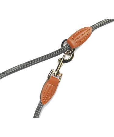 Leitengr n Adjustable Dog Leash for Small Dogs - 3M x 0.8CM Lightweight 2 Carabiners Devon Model Gray Pidgeon Gray - Buy Online on GoSupps.com