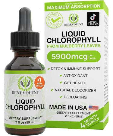 Chlorophyll Liquid Drops  Energy Boost | Immune System Support | Internal Deodorant | Altitude Sickness. Premium Quality  100% Natural, Potent, Minty Taste, 2X Absorption. - Buy Online on GoSupps.com