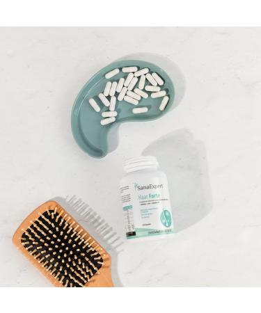 SanaExpert Hair Forte Vitamins with Biotin, Silica, Zinc for Hair & Nails - 120 Capsules - Buy Online on GoSupps.com