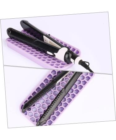 NOLITOY 2pcs Hairdressing Potholder Hair Curlers Silicone Straightener Holders Silicone Mat for Hair Tools - Buy Online on GoSupps.com