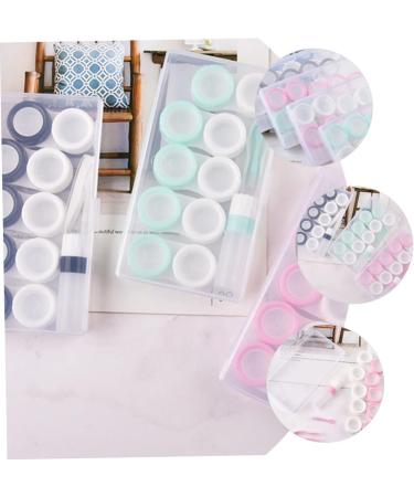 Solustrie Portable Travel Storage Box for Colored Contact Lenses - Small Contact Lens Case with Tweezers | Eye Contact Lens Container - Ideal for International Shipping - Buy Online on GoSupps.com