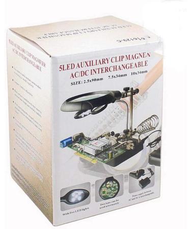 LED Magnifying Glass Soldering Station Repair Mobile Phone Circuit Board Auxiliary Lens Adjustable Lighting Desktop Magnifying Glass - Buy Online on GoSupps.com
