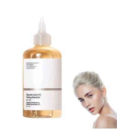 Glycolic Acid Toning Solution Glycolic Acid 7% Toning Resurfacing Solution Glycolic Acid Toner for Face Glycolic Acid 7 Percent Toning Solution Peeling Solution Glycolic Acid Serum Face (1Pcs)