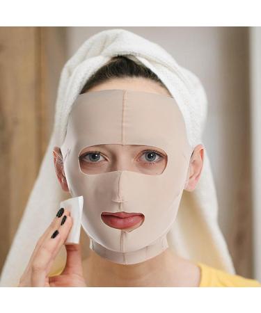 Chin Lifter for Double Chin Reusable Face Lifting Bandage - Breathable Face Sculpting Strap Double Chin Reducer Tool for Firming Tightening Skin - Buy Online on GoSupps.com