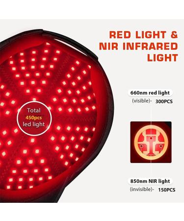 ZCBYBT Hair Growth System Red Light Therapy Hair Loss Treatment Black One Size - Buy Online on GoSupps.com