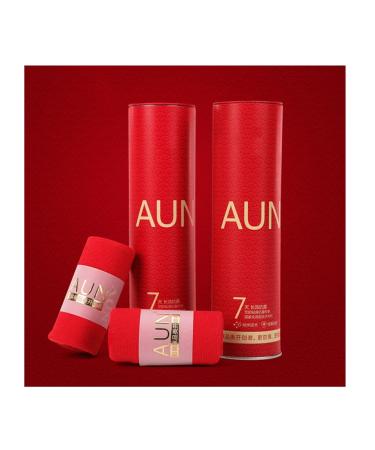 Chinese New Year Red Socks Chinese Style Women's Cotton Socks with Gift Boxes Spring Festival Gift 2 Pairs (Color : Red Size : 34-39) 34-39 Red