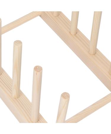 Display Stands Wooden Display Stand for Nail Art Elegant Board Easel with Stable Flat Plate Stand for Photos Frames Artworks - Buy Online on GoSupps.com