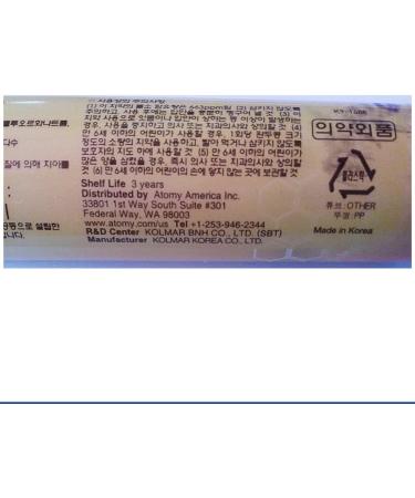 Memonotry Atomy Toothpaste Set for 4 Families 999 Gold Coated Super Nano SLIM Propolis Green Tea Extract Herbal Oral Care - Buy Online on GoSupps.com