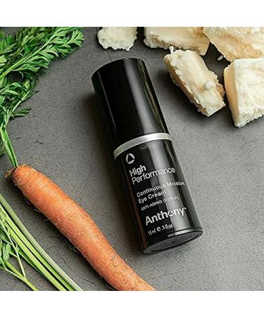 Anthony Anti-Aging Eye Cream 0.5 Fl Oz with Vitamin A, C & E - Reduces Puffiness, Dark Circles, and Fine Lines - Hydrating Formula with Caffeine, Jojoba, and Squalane - Buy Online on GoSupps.com