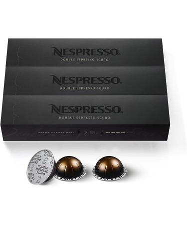 Nestl Nespresso SA Capsules Nespresso VertuoLine Odacio dark roasted coffee 30 capsules 230 ml & VertuoLine capsules double espresso dark roasted coffee 30 capsules 80 ml - Buy Online on GoSupps.com