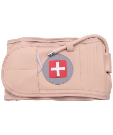 KTELI Lumbar Spinal-Air Back Belt - Air Traction Waist Support for Lower Back Pain Relief Fits 29"-49" Beige - International Shipping Available - Buy Online on GoSupps.com