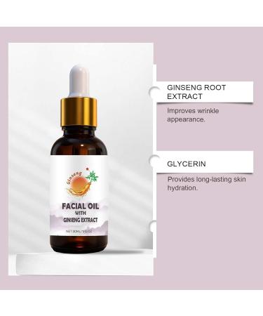  JASUBAI Ginseng Essential Oils for Face Anti Aging Serum with Ginseng Extract Firming Moisturizing Oil Reduce Fine Lines Nourish Essence to Firm Sagging Skin (4 - Buy Online on GoSupps.com