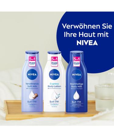 Nivea Rich Body Milk 400ml - Intensive Nourishing Cream with Almond Oil & Vitamin E for Deep Hydration | International Shipping Available - Buy Online on GoSupps.com