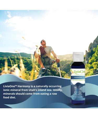 LiviaOne Harmony Trace Minerals Concentrate - Ionic Liquid with 72+ Minerals for Energy, Electrolytes & Hydration - 2oz - Buy Online on GoSupps.com