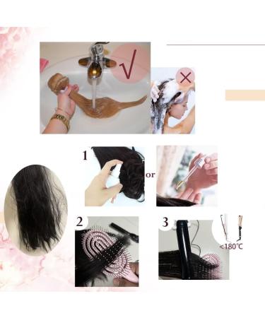 Easyouth Real Hair Clip in Extensions - Black to Silver Balayage Human Hair 18 Inch 7Pcs 120g - Buy Online on GoSupps.com