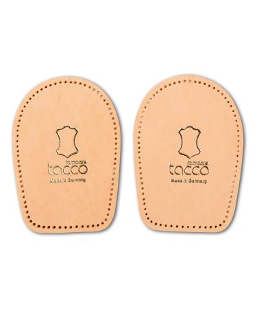 TaccoFix Shoe Heel Support Pad Finest Leather with RelaxFlex Cushion Orthotic Insoles Inserts Pads for Shoes Boots Men Women (41-43 EUR/US M8 - US M10) 41-43 EUR / US M8 - US M10