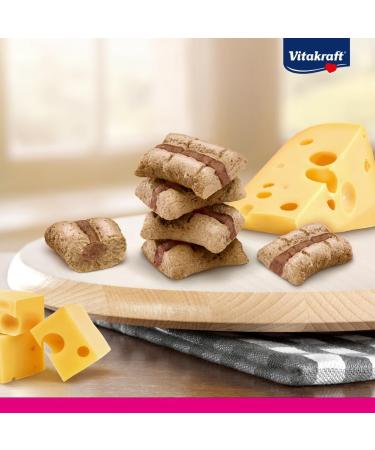 Vita Power Cat Yums - Extra Meaty Cheese Cat Snack (40g) | Grain & Sugar Free Treats in Recyclable Bag - Buy Online on GoSupps.com