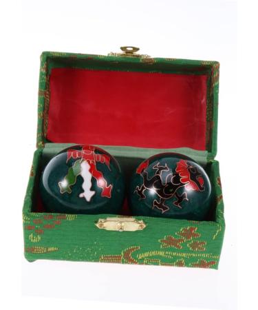Fomiyes 2-St Handballs - Stress Relief & Fitness Magnetic Massage Balls | Cloisonne Gym Equipment - Buy Online on GoSupps.com