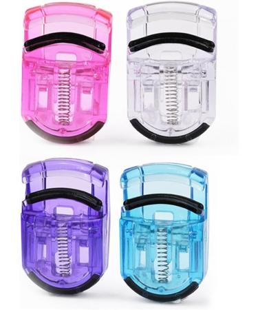 Lash Makeup Tool with Refill Pad Portable Fashion Eyelash Curler Small Plastic Beauty Multicolor Portable Curler for Travel - Buy Online on GoSupps.com