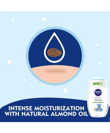 Nivea Baby Caring Body Oil - 200ml Pack of 3 | Intensively Moisturizes Paraben-Free | Buy Now! - Buy Online on GoSupps.com