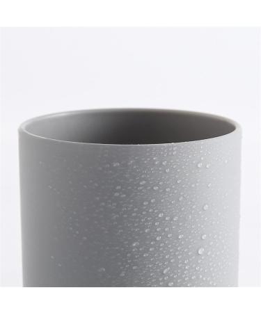 Portable White Toothbrush Mug & Case - Travel Cup Cover for Toothbrush & Toothpaste - Bathroom Accessories - Buy Online on GoSupps.com