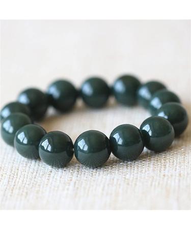Natural Stone Bead Bracelet Men's Stone Bead Elastic Beaded Bracelet Men's Bracelet Jewelry Gift 14mm - Buy Online on GoSupps.com