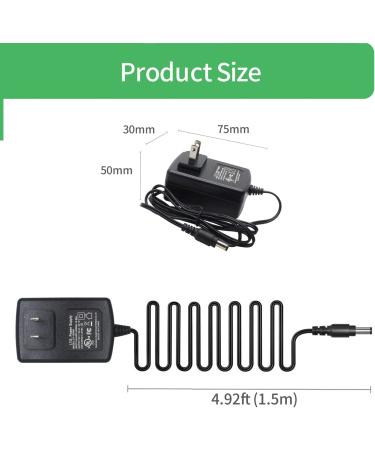 UL Listed 12V 2A Power Supply Adapter for CCTV DVR LED Strip - 24W Max - 1-Pack - Buy Online on GoSupps.com