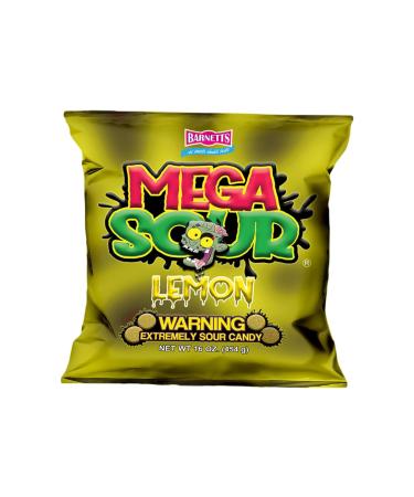 Barnetts Sweets Mega Sour Candy Lemon Citron (454g)