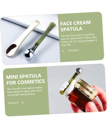  FRCOLOR Set of 2 Mini Makeup Spatulas for Skin Care for Face Cream Eye Cream Reusable and Easy to Clean - Buy Online on GoSupps.com
