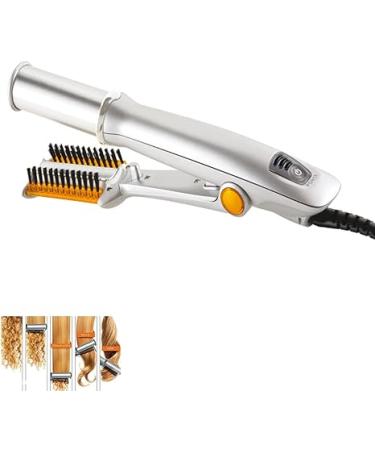 2 in 1 Straight Curling Iron Hair Waver Styling Tools & Appliance Hot Tools Curling Iron Hair Curling Iron Temperature Adjustable Fast Heating