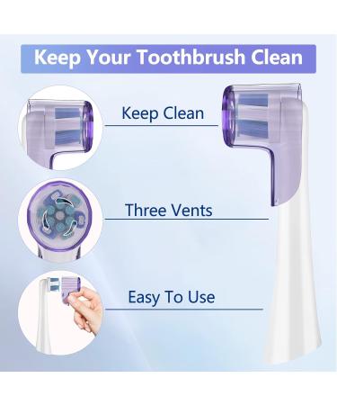 Travel & Home Toothbrush Covers for Oral B Replacement Heads | Thisong - Set of 4 Colored - Buy Online on GoSupps.com