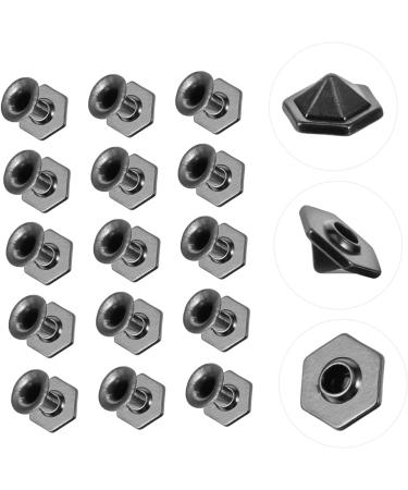 NUOBESTY Undercap 30pcs Rivet Decor Alloy Bag Metal Studs for Shoes Jean Buttons Diy Craft Accessories Bags Diamond Screws - Buy Online on GoSupps.com
