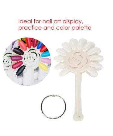 Transparent Nail Polish Display Tips - Perfect Practice Tool for Nail Art & Cosmetic Organization - Buy Online on GoSupps.com