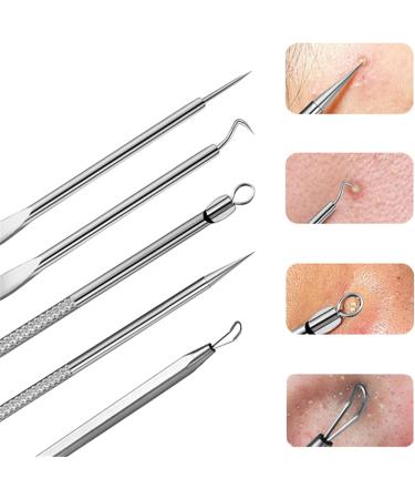Usiveinborn Blackhead Remover - Usiveinborn Tweezers Professional Stainless Steel Facial Blackhead Remover Tweezers Precision Pimple Popper Tool (4pcs) - Buy Online on GoSupps.com