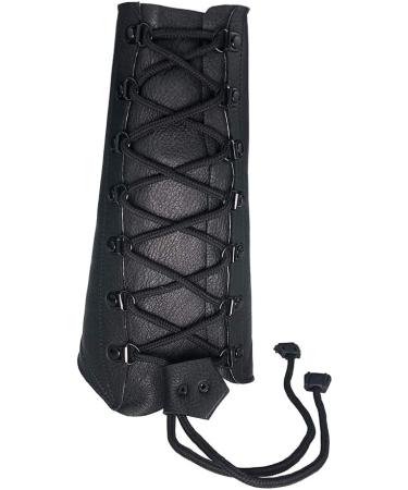 ArcheryMax Handmade Leather Arm Guard - Black | Shooting Arm Guard - Buy Online on GoSupps.com