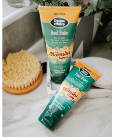 Dermatonics Fast-Acting Manuka Honey Heel Balm - 70ml | Nourishing Formula for Rough & Cracked Heels | Hydrates & Softens Dry Feet | Suitable for Diabetics - Buy Online on GoSupps.com