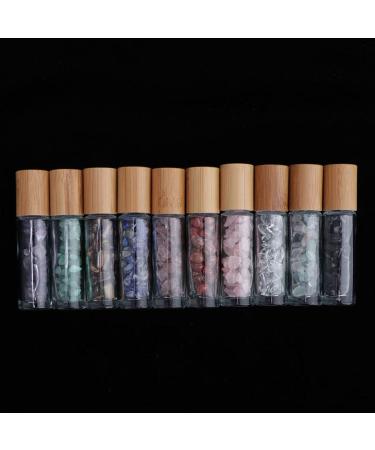 Buy BARENX 10pcs 10ml Empty Essential Oil Perfume Roller Ball Bottles - Refillable Pipette for Travel & DIY | International Shipping Available - Buy Online on GoSupps.com