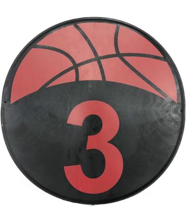 MUSKULO MONSTRO Basketball Spot Marker 5 or 10-Pack with Carrying Bag - 9 Inches, Anti-Slip Rubber, Colorful Field Training Markers 1-10 - Buy Online on GoSupps.com