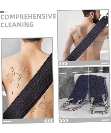 Buy 38-Inch Egyptian Loofah Back Scrubber - Double Sided Exfoliating Cloth for Men & Women | Long Handle Shower Back Washer - Buy Online on GoSupps.com