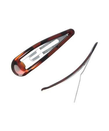 Shop Solida Essentials Classic Click-Clack Hair Clips - Havana Coated 2 Pieces | International Shipping Available - Buy Online on GoSupps.com