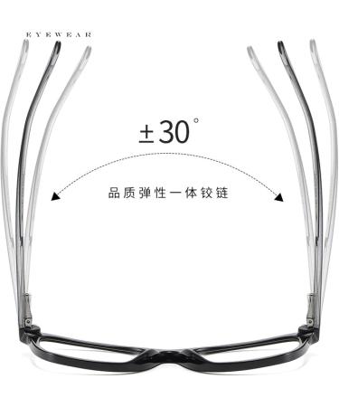 SERONI Metal Temples Tr90 Oval Blue Light Blocking Glasses for Men & Women - Anti UV Computer Reading Glasses Clear-Purple 52mm - Buy Online on GoSupps.com