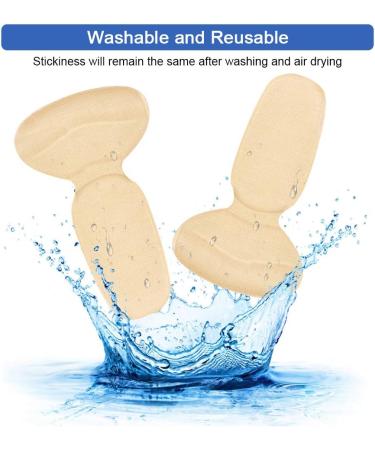 Haofy Heel Cushion - Self-Adhesive Anti-Slip Gel Inserts for High Heels & Pumps | Comfort & Protection for Large Shoes - Buy Online on GoSupps.com