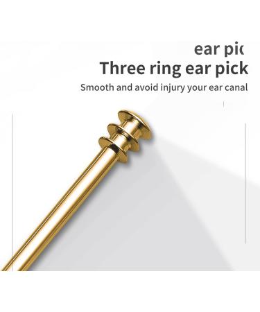 TARVIT Double End Ear Pick - 360 Earwax Removal Tool | Stainless Steel Ear Care Cleaner (Silver - Buy Online on GoSupps.com