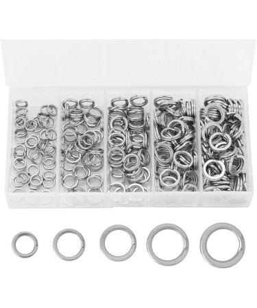 Broco Fishing Accessories Rings - 200pcs Stainless Steel Double Split Ring Connector for Tackle - Premium Fishing Gear - Buy Online on GoSupps.com